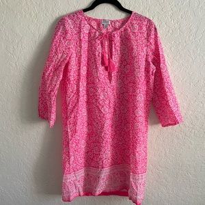 J. Crew pink and white floral dress